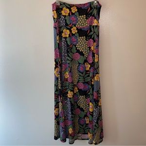 LulaRoe Floral Maxi Skirt